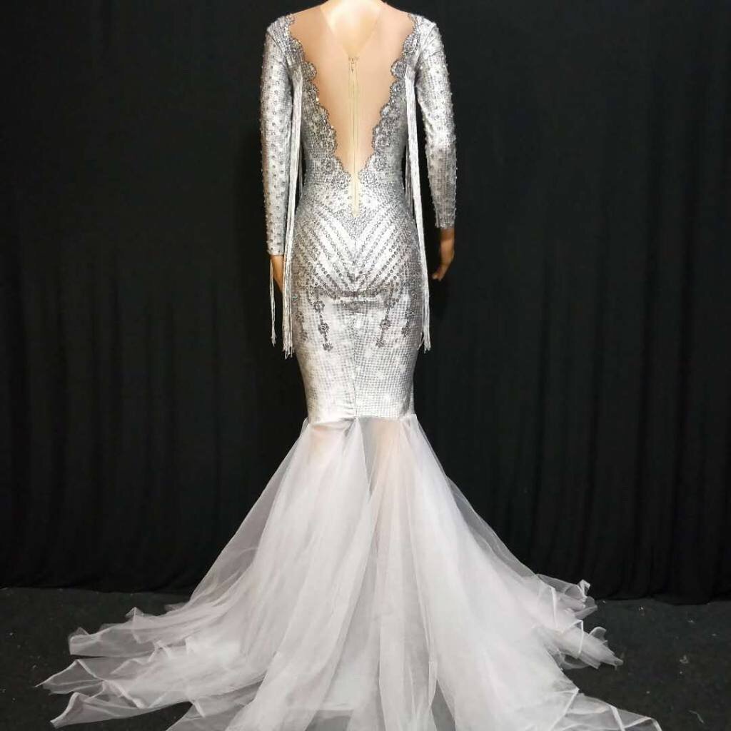 ALYONA wedding dress Silver
